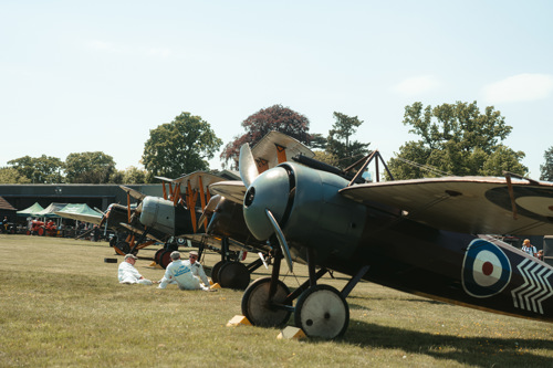 Aircraft Lined Up On The Airfield At Season Premiere 2025 © The Shuttleworth Trust. Photo Mach 3 Studio
