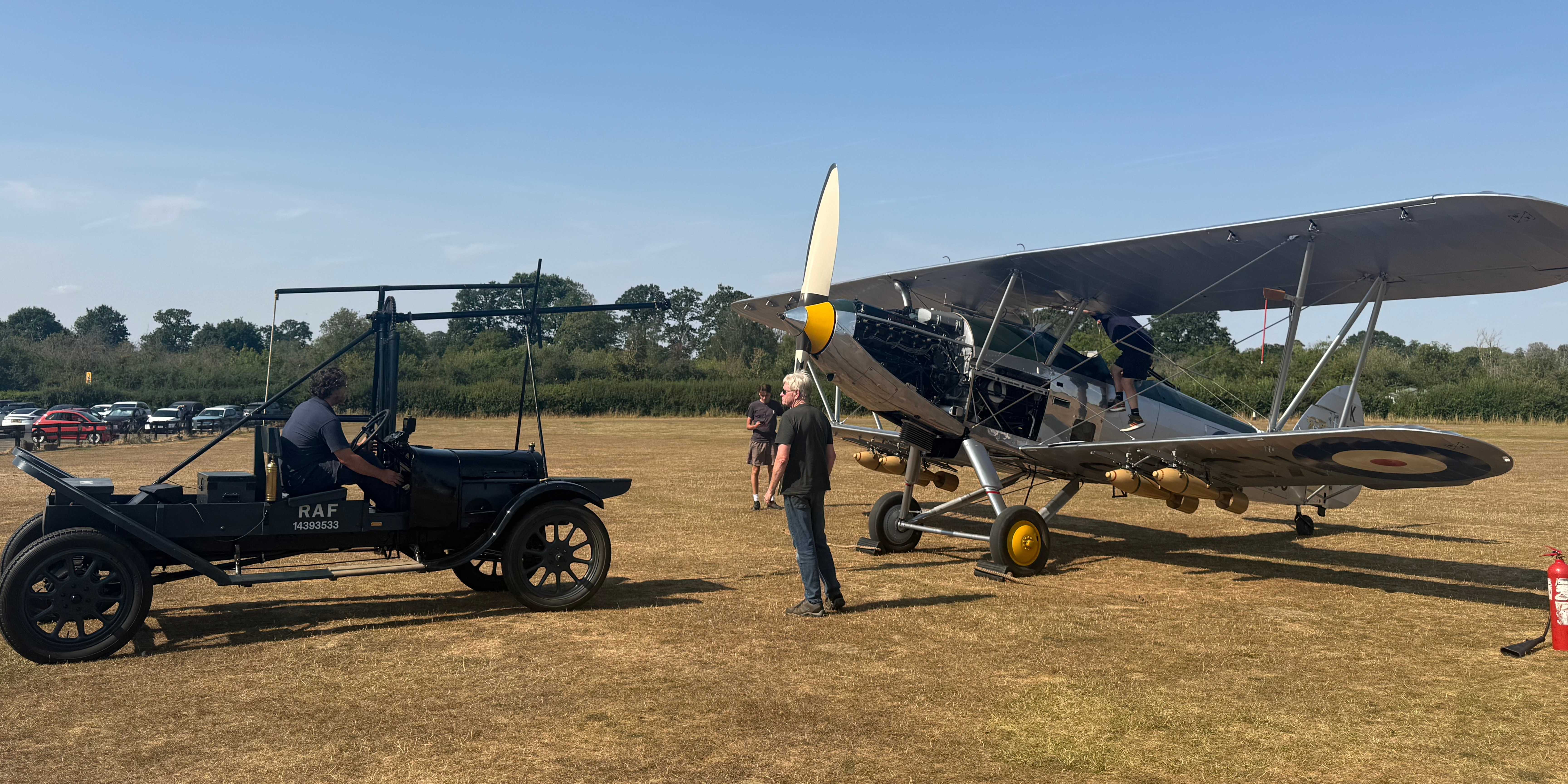 Hawker Hind Engine Run