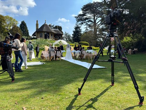 Filming In Swiss Garden 2025. © The Shuttleworth Trust. Photo Hannah Hopkinson (3)
