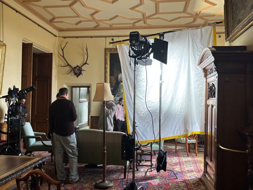 Filming In Shuttleworth House 2025. © The Shuttleworth Trust. Photo Dan Mason (5)