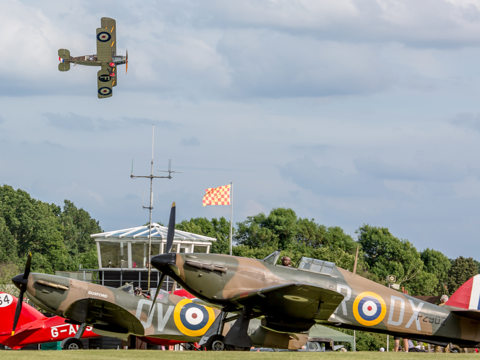 Flying View From The Flight Line. Military Air Show 2025 © The Shuttleworth Trust. Photo Nick Blacow