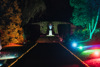 The Broad Walk Lit Up In Swiss Garden. Shuttleworth In Lights 2025. © The Shuttleworth Trust. Photo Mach 3 Studio.