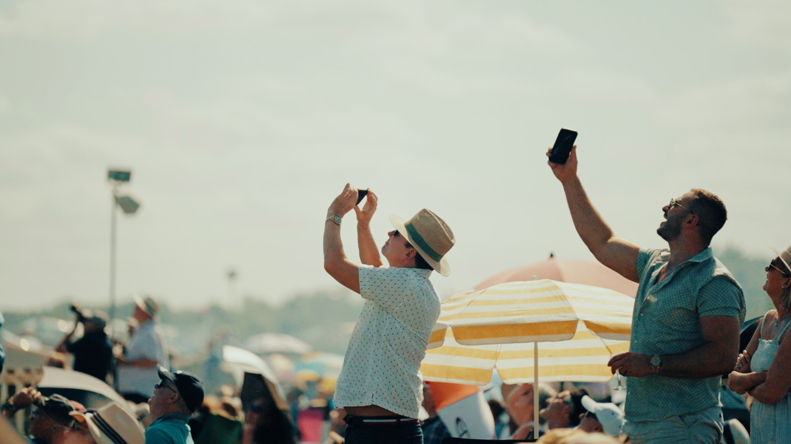 Air Show Phone Photographers. © The Shuttleworth Trust. Photo Oliver Lloyd