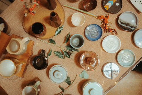 Ceramics At The Christmas Market. © The Shuttleworth Trust. Photo Oliver Lloyd