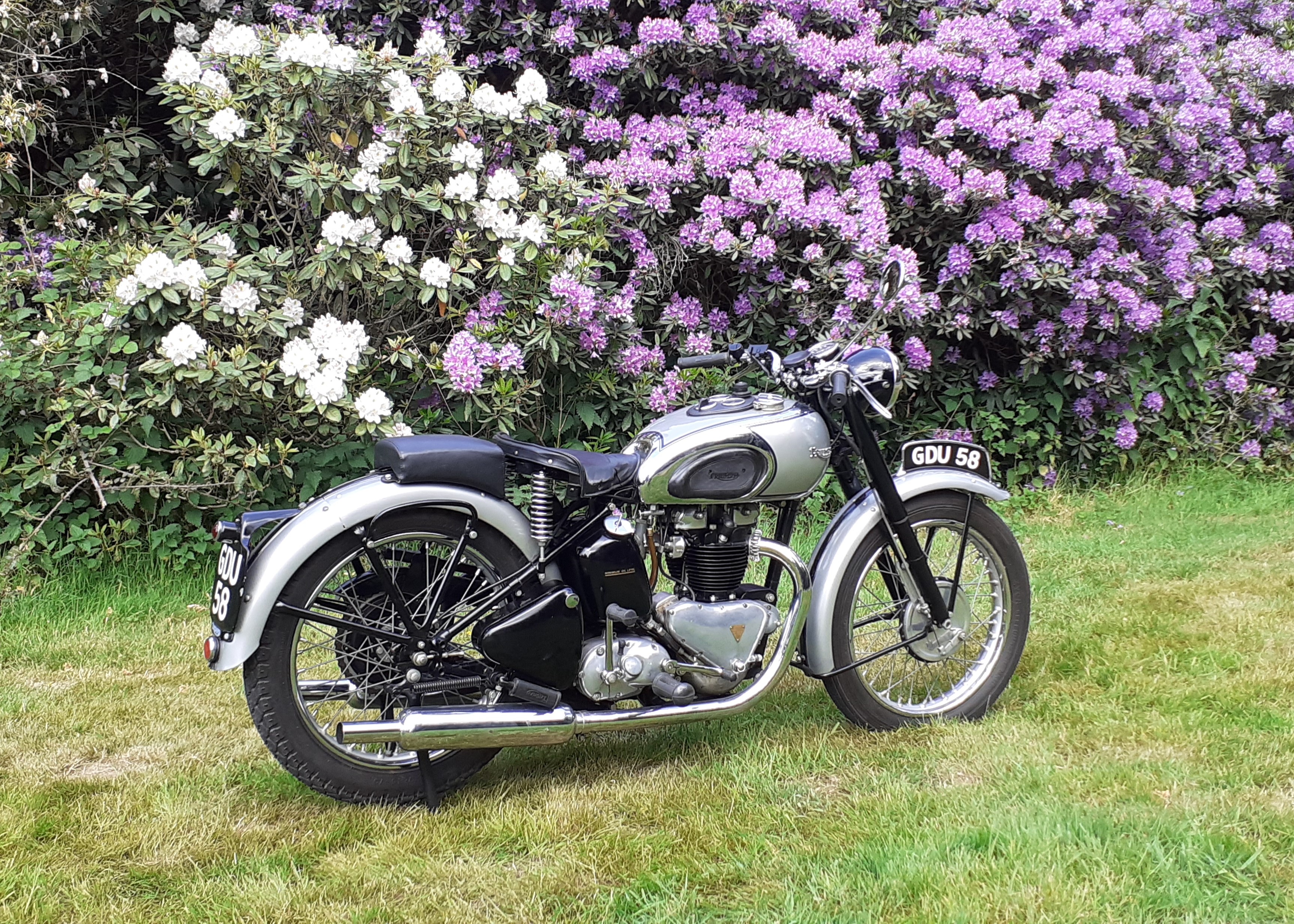 1947 Triumph T100 Pit Stop Paddock Motorcylce Display