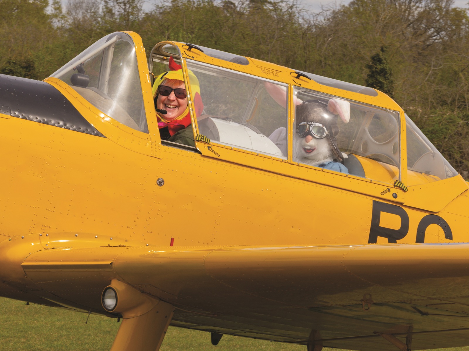 Arriving At Easter Fly In. © The Shuttleworth Trust. Photo Darren Harbar