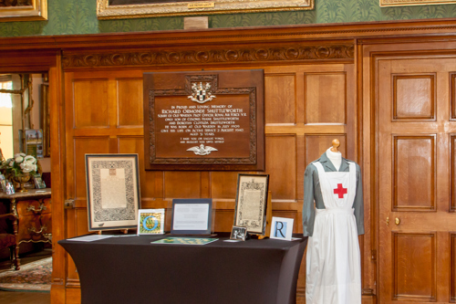 Display In Shuttleworth House. Military Air Show 2025 © The Shuttleworth Trust. Photo Nick Blacow