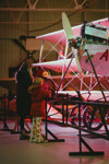 Inside The Hangars. Shuttleworth In Lights 2025. © The Shuttleworth Trust. Photo Mach 3 Studio.