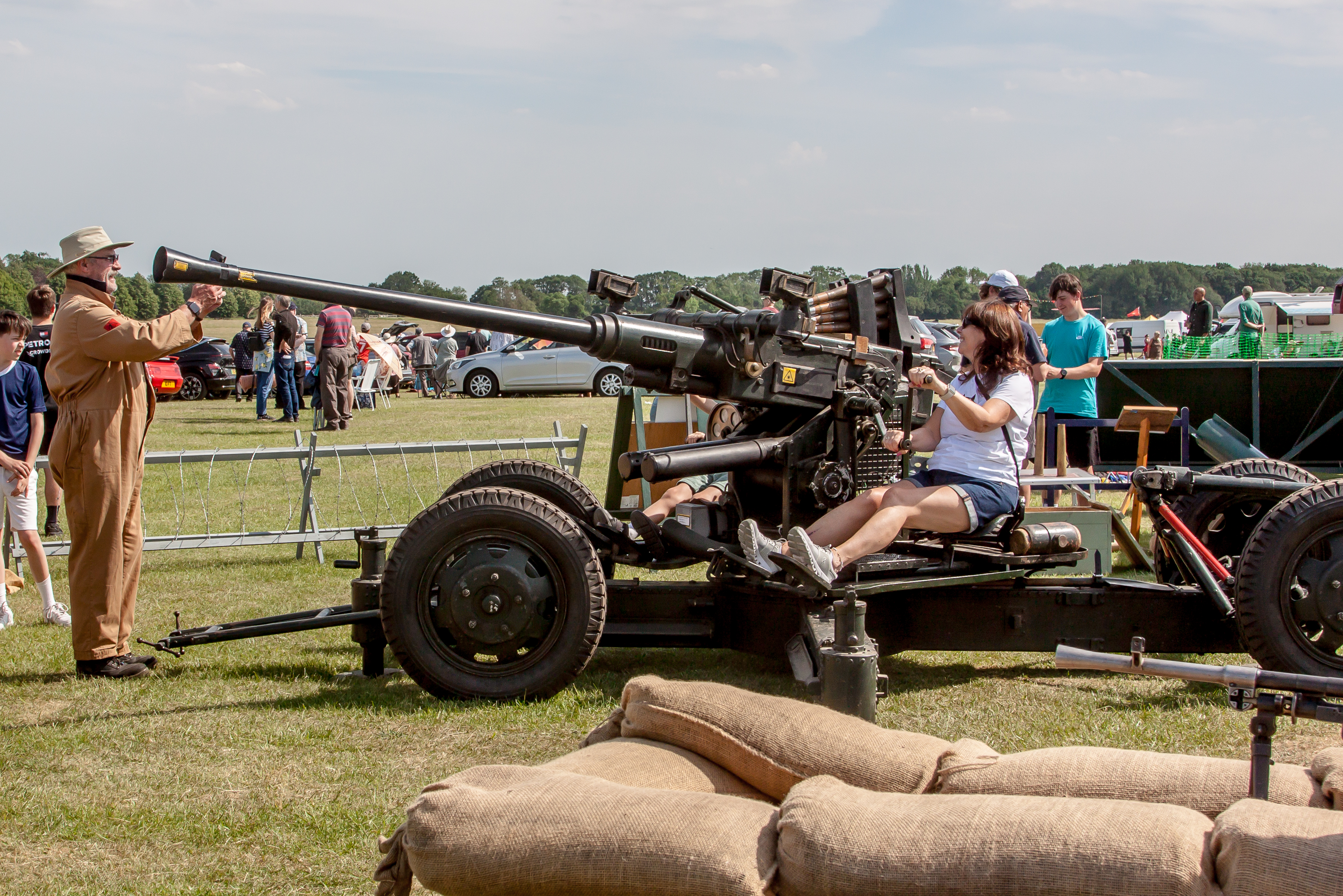 Bofors Gun At Wings & Wheels 2026 © The Shuttleworth Trust. Photo Nick Blacow