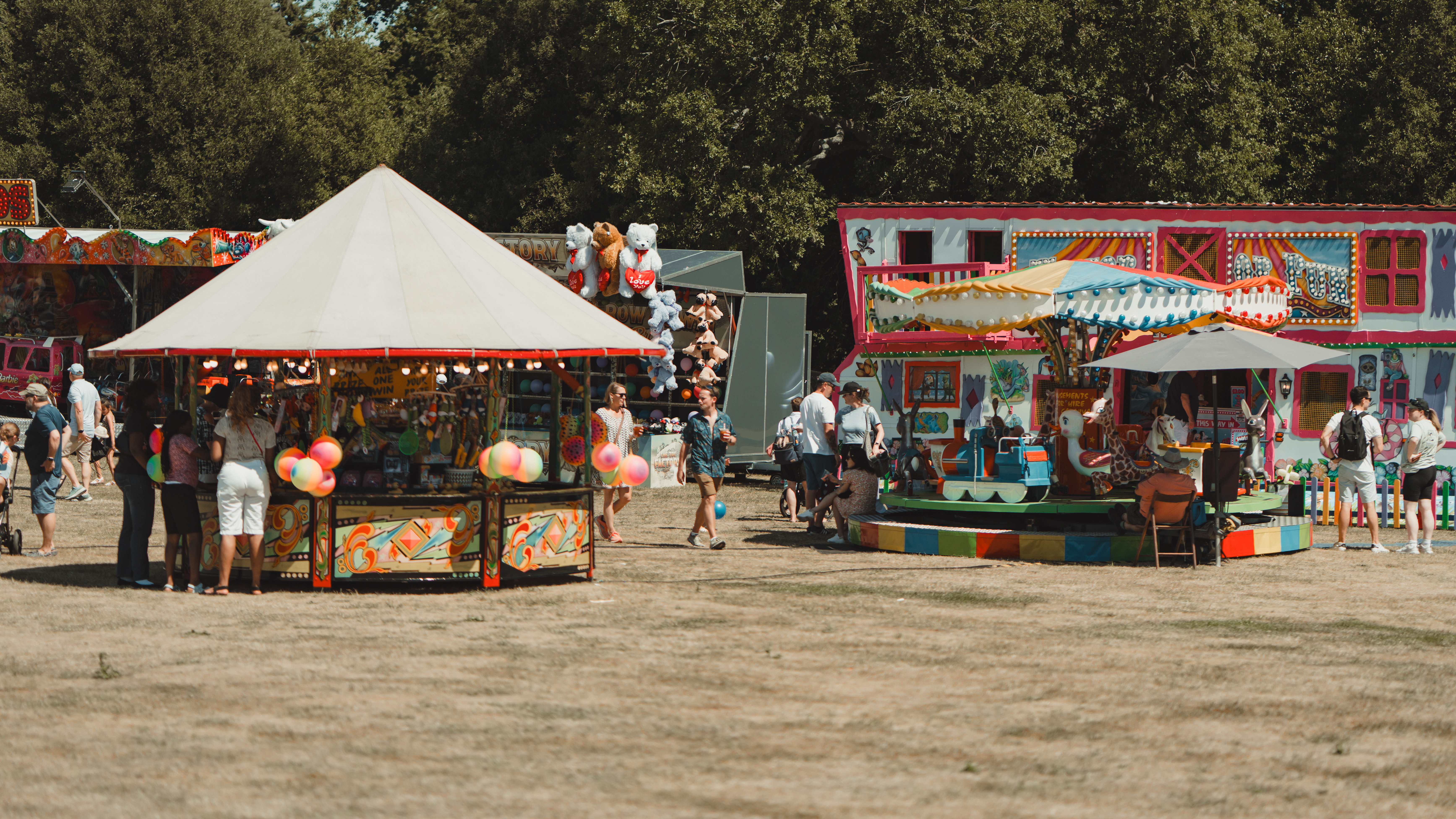 Fun Fair At Summer Fete Open Weekend 2025.© The Shuttleworth Trust. Photo Mach 3 Studio