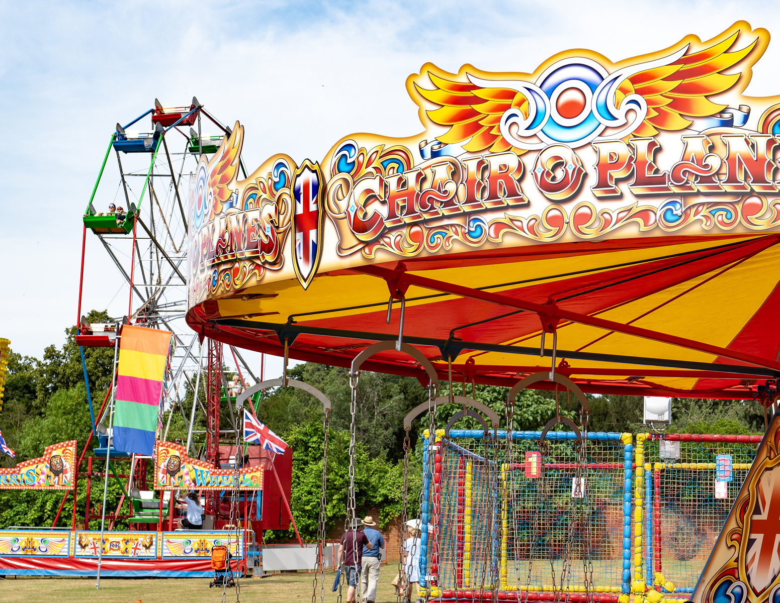 Ferris Wheel And Chair O Planes Festival Of Flight 2026 © The Shuttleworth Trust. Photo Malcolm English