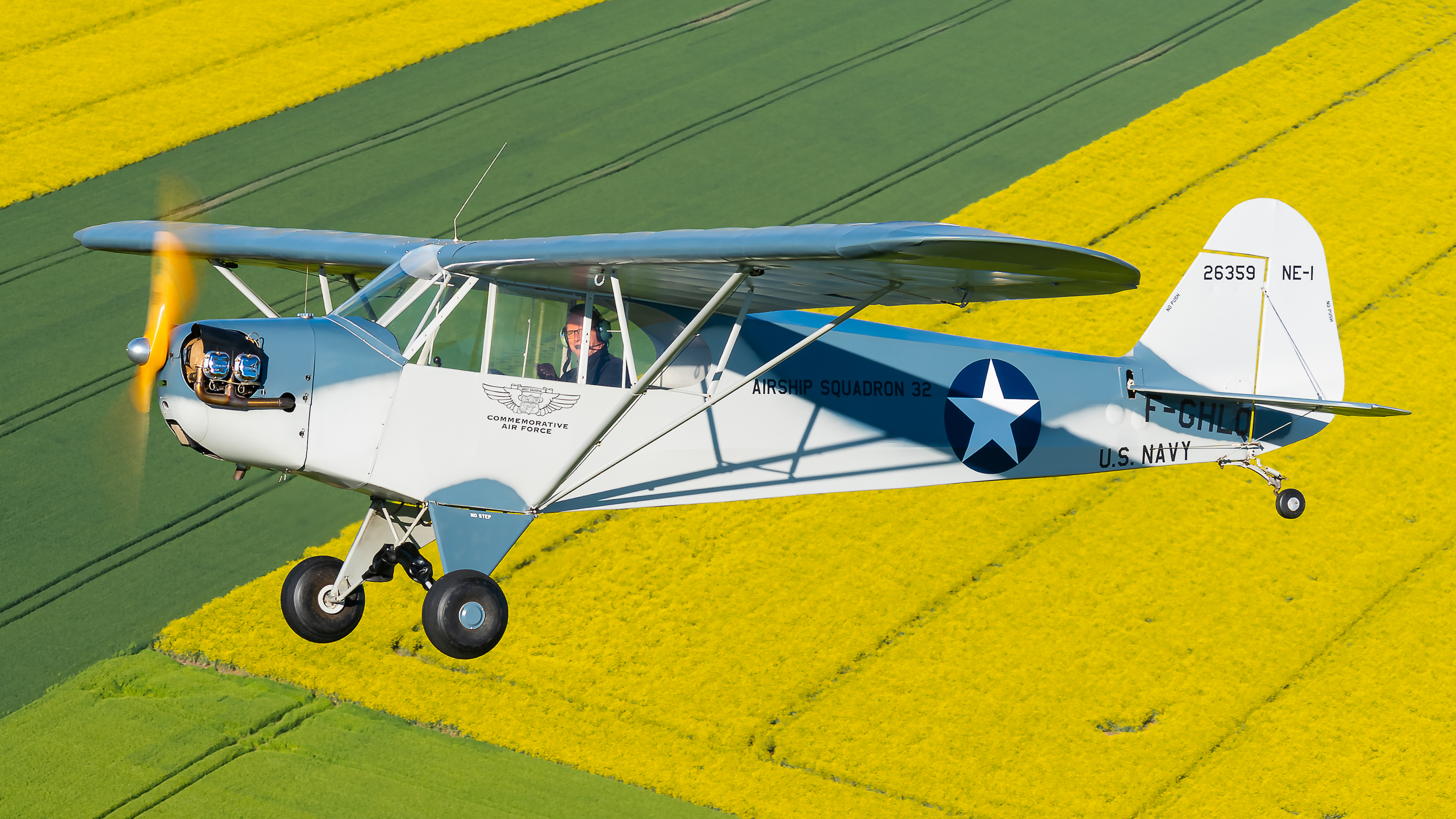 Piper J 3C 65 Commemorative Air Force