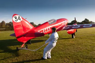 Comet Preparations. © The Shuttleworth Trust. Photo Nick Blacow.Jpg