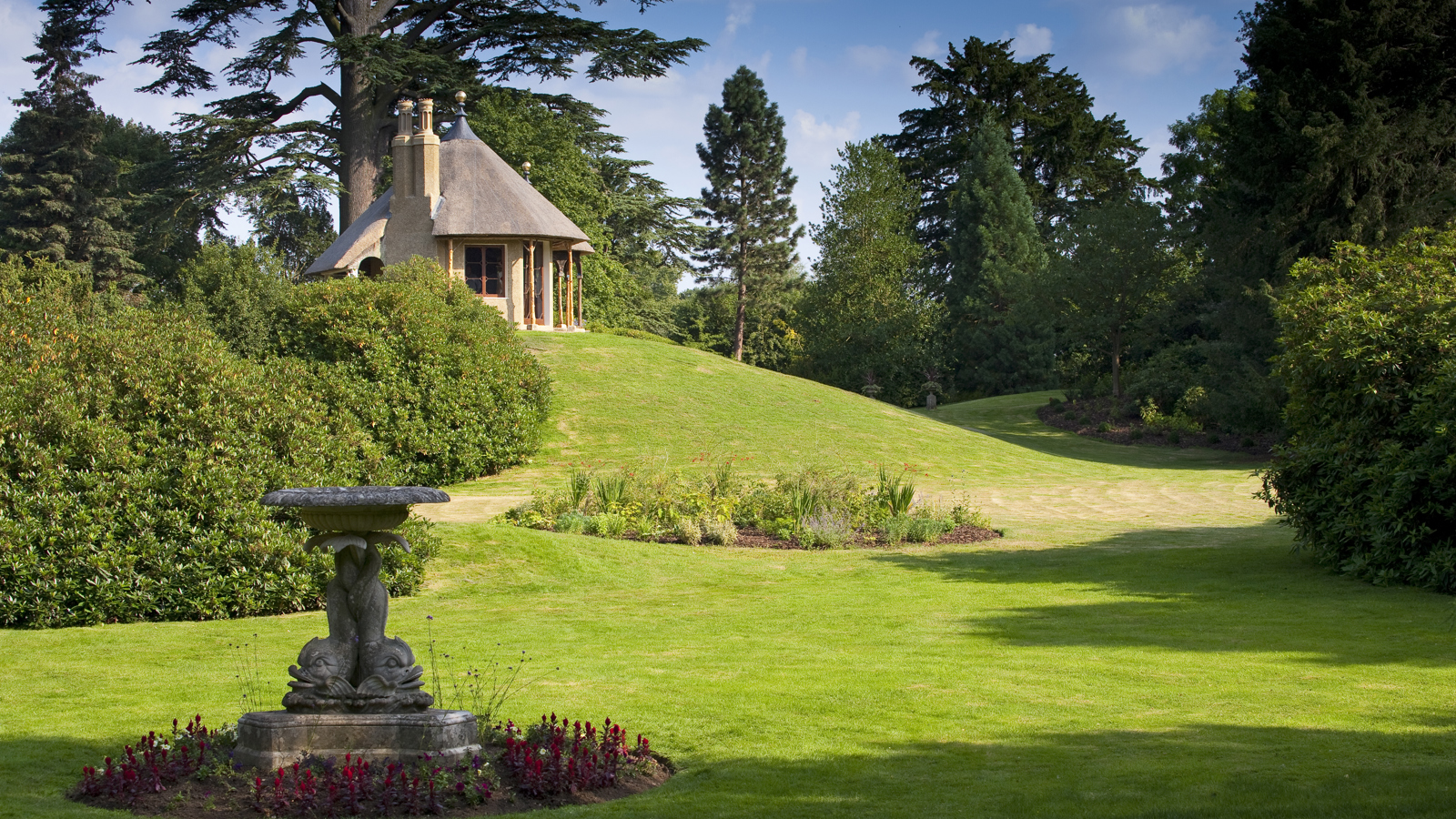 Cottage, Swiss Garden © The Shuttleworth Trust. Photo Darren Harbar