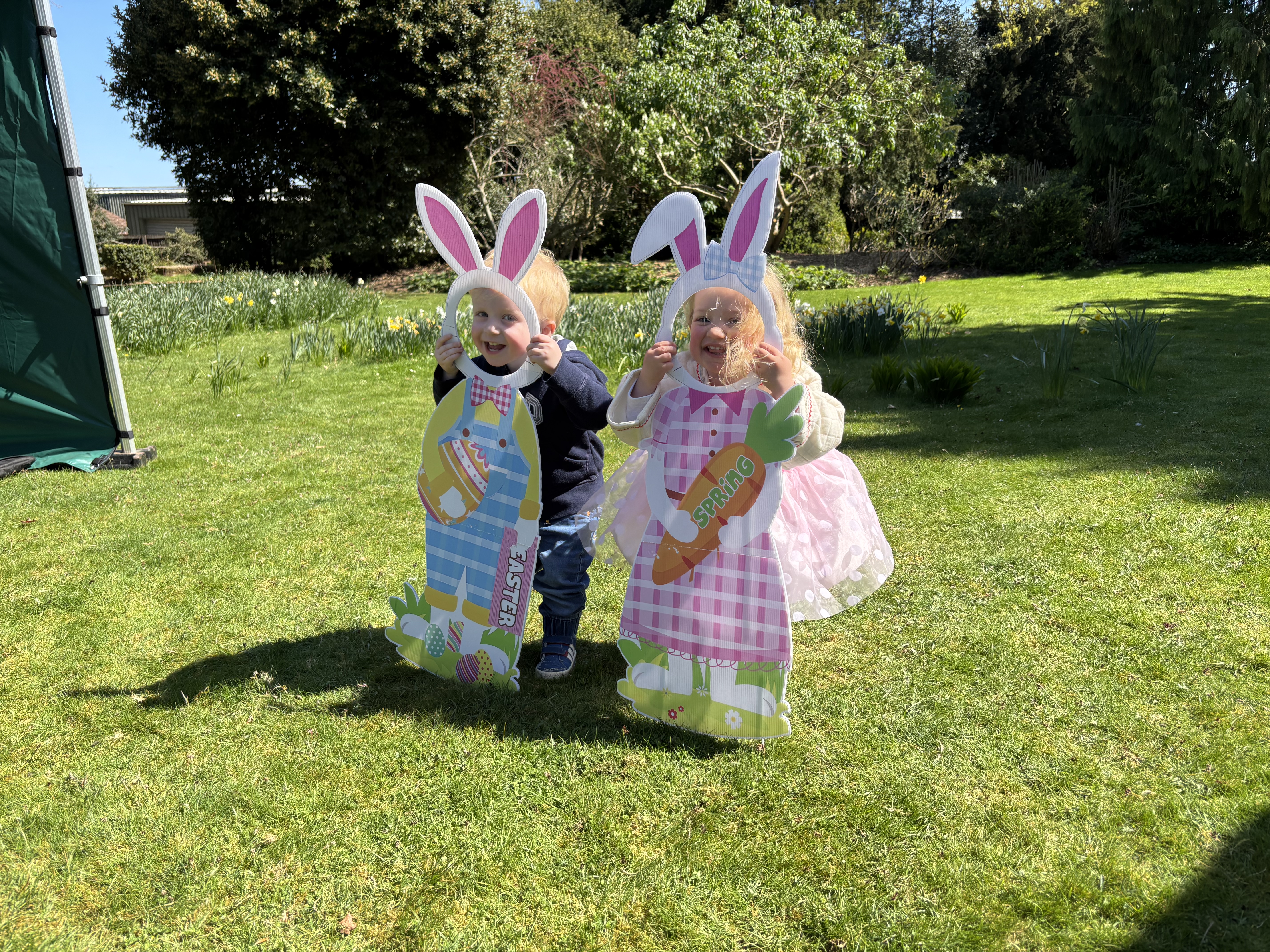 Children Being Easter Bunnies. Easter Bunny Flies In 2025. © The Shuttleworth Trust. Photo Hannah Hopkinson