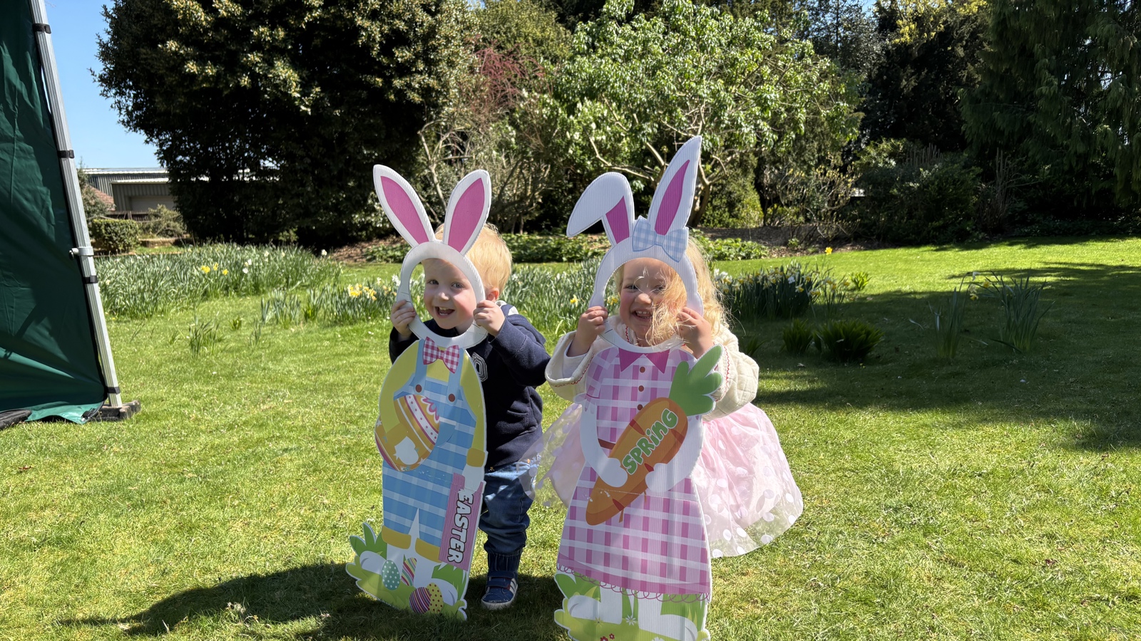 Children Being Easter Bunnies. Easter Bunny Flies In 2025. © The Shuttleworth Trust. Photo Hannah Hopkinson