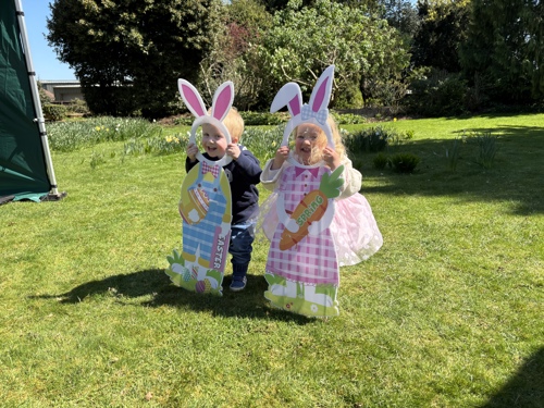 Children Being Easter Bunnies. Easter Bunny Flies In 2025. © The Shuttleworth Trust. Photo Hannah Hopkinson