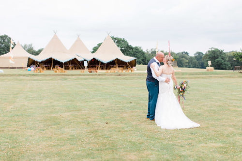 Couple Outside Tipi. © The Shuttleworth Trust.