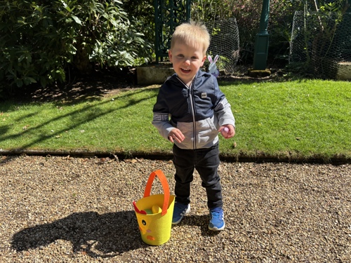 Enjoying The Egg Hunt. Easter Bunny Flies In 2025. © The Shuttleworth Trust. Photo Hannah Hopkinson