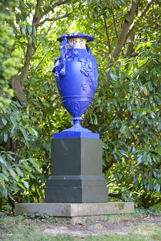 Night And Morning Vase, Swiss Garden. © The Shuttleworth Trust. Photo Darren Harbar