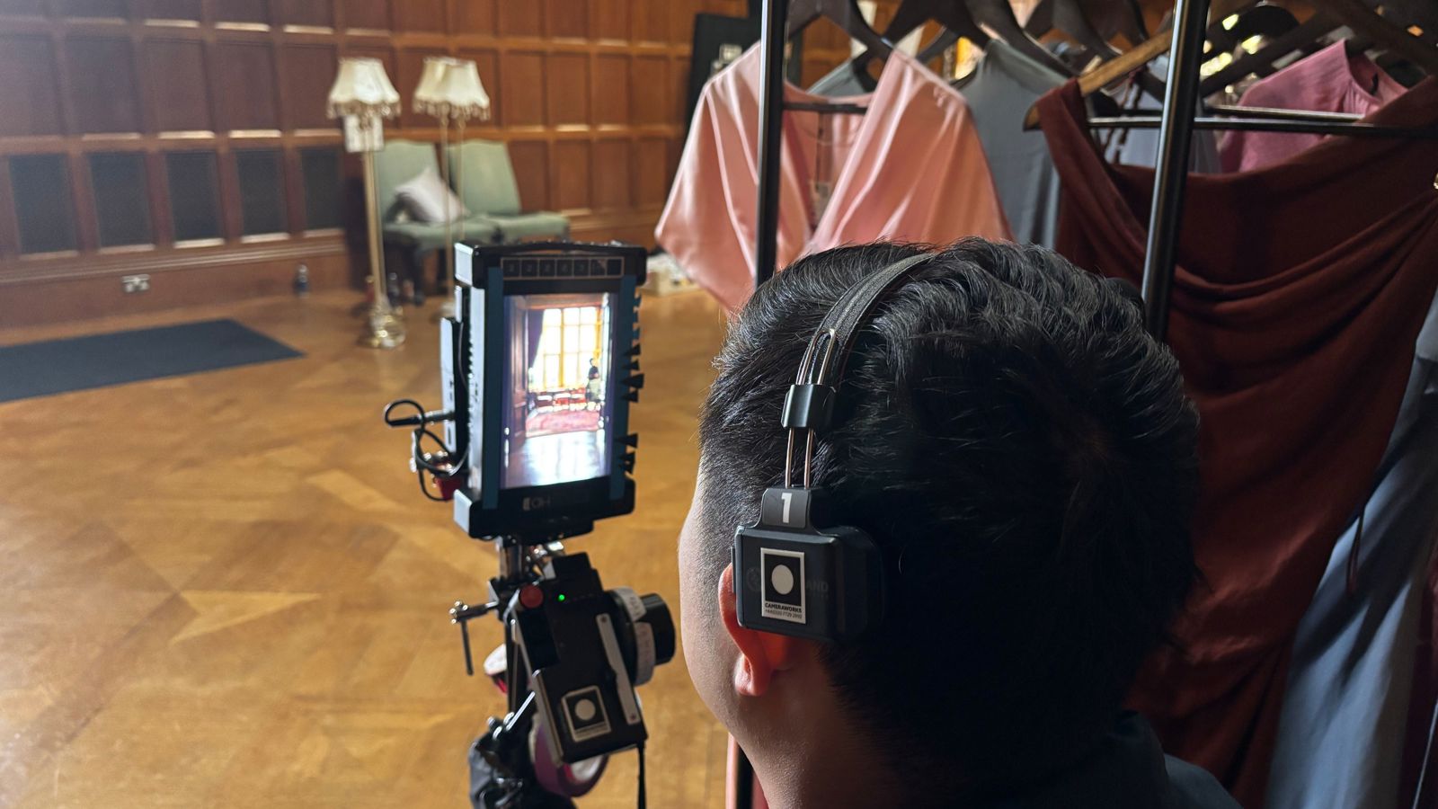 Filming In Shuttleworth House 2025. © The Shuttleworth Trust. Photo Dan Mason (4)