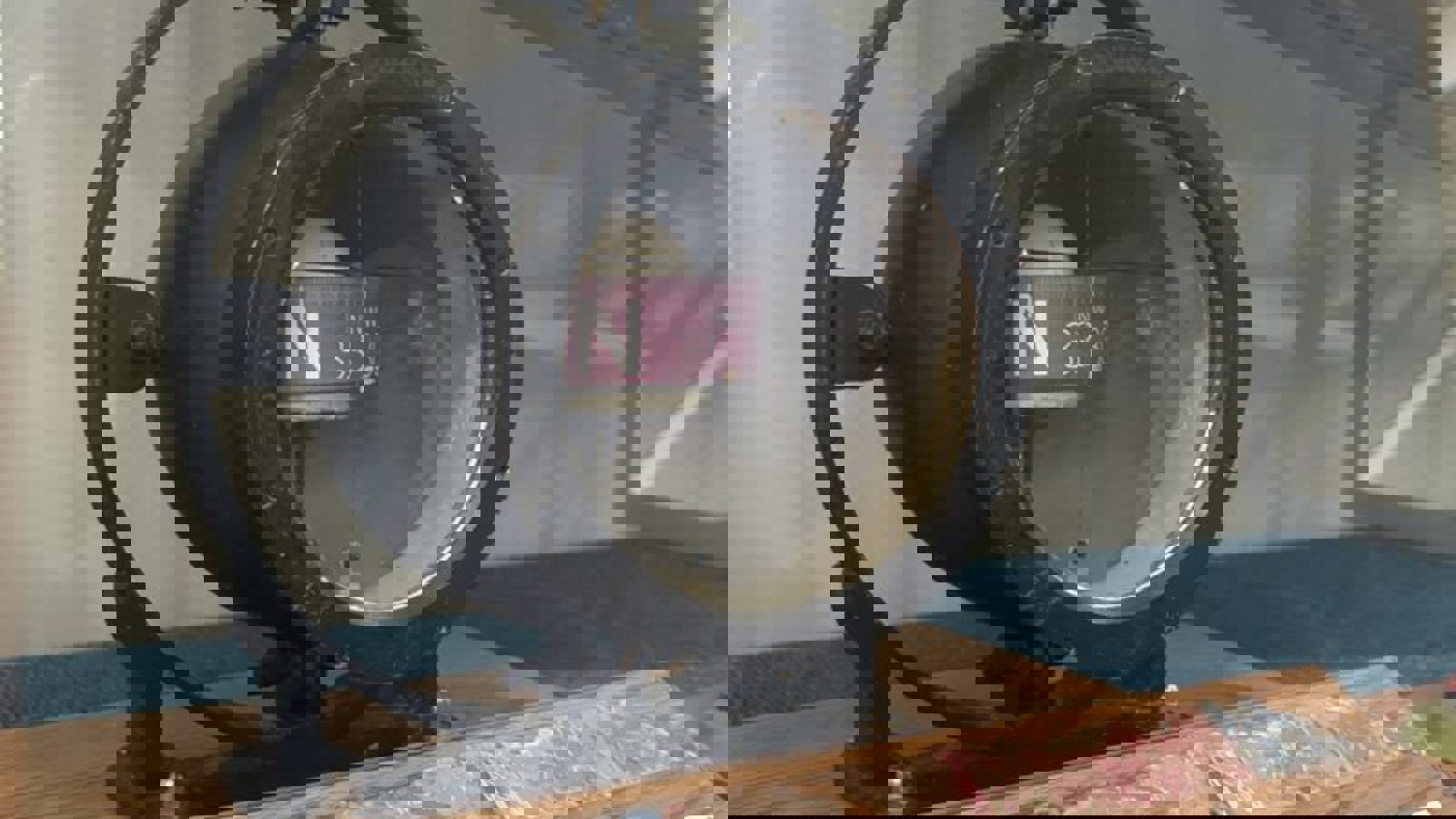 R38 Airship Navigational Compass © The Shuttleworth Trust. Photo Dan Mason