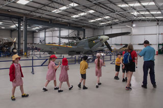 Walking Through The Hangars. © The Shuttleworth Trust. Photo Phil Chaplin (1)