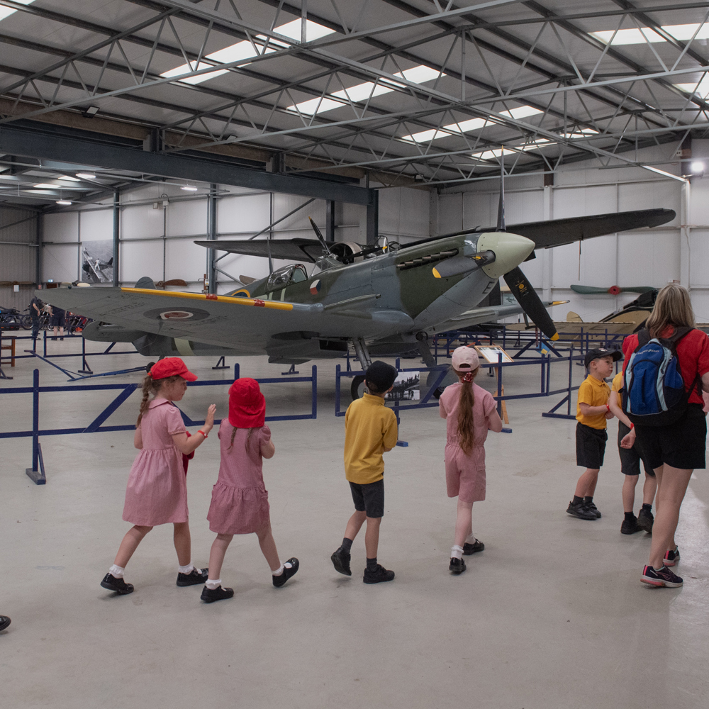 Walking Through The Hangars. © The Shuttleworth Trust. Photo Phil Chaplin (1)