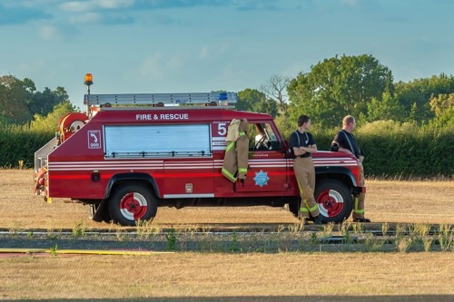 Fire Engine On Runway © The Shuttleworth Trust (1)