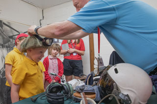 Dressing Up In The Hangars. © The Shuttleworth Trust. Photo Phil Chaplin