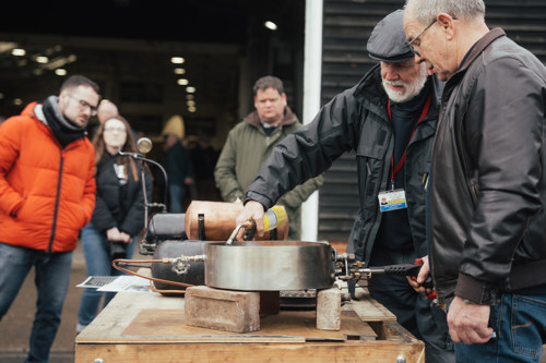The Vehicle Team. Engineering Open Workshop 2025. © The Shuttleworth Trust. Photo Oliver Lloyd.