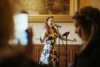 Singer At The Christmas Market. © The Shuttleworth Trust. Photo Oliver Lloyd