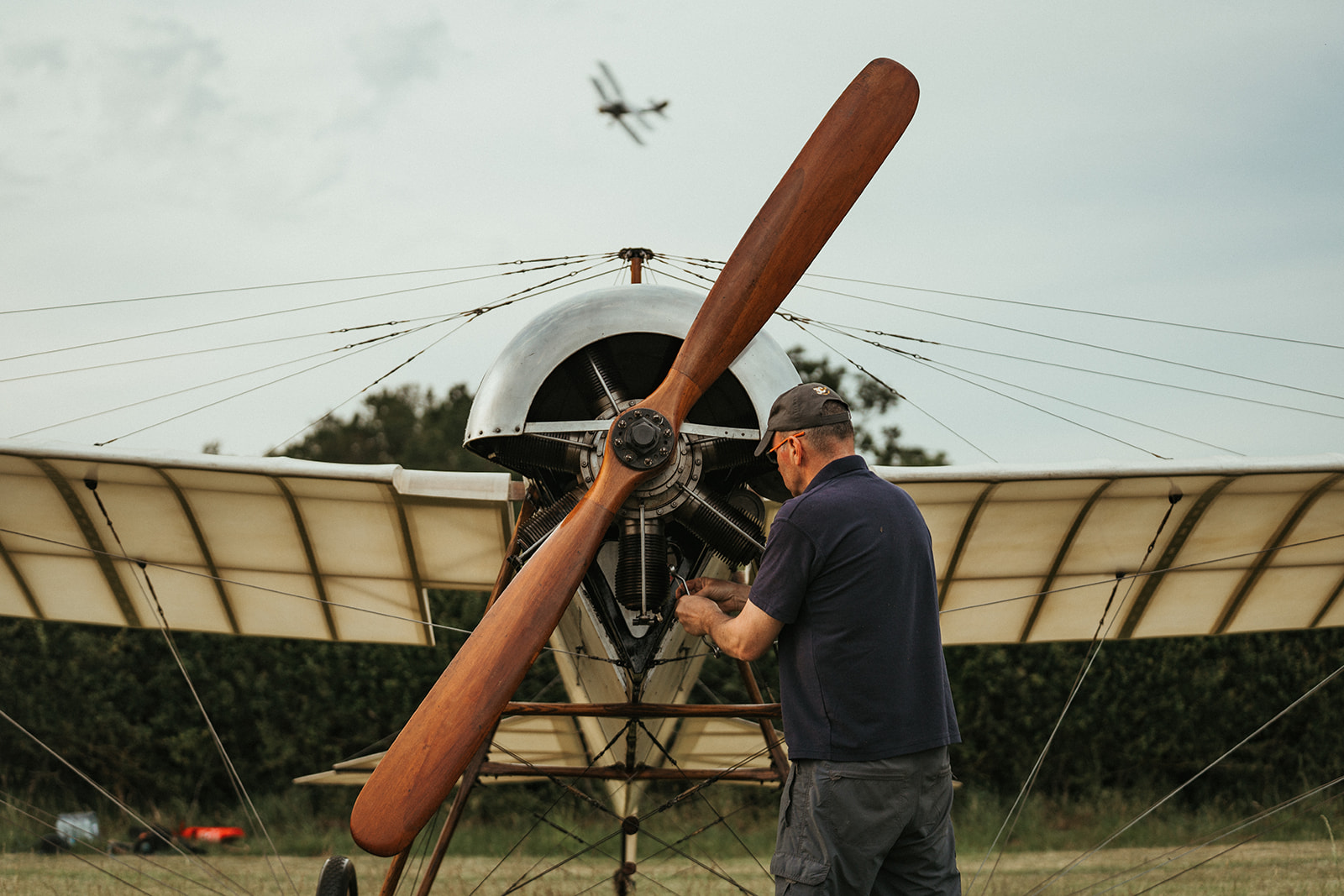 Preparing The Blackburn Monoplane At Wings & Wheels 2026 © The Shuttleworth Trust. Photo Mach 3 Studio