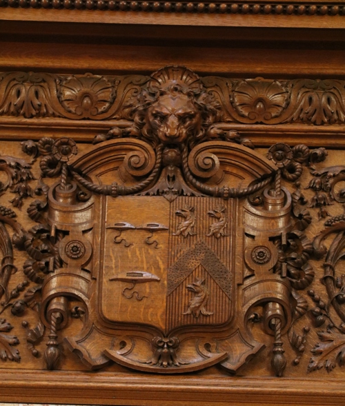 Shuttleworth Coat Of Arms Saloon Fireplace