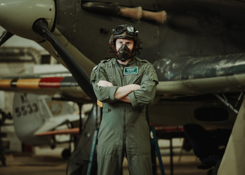 Pilot Richard Crockett. © The Shuttleworth Trust. Photo Oliver Lloyd