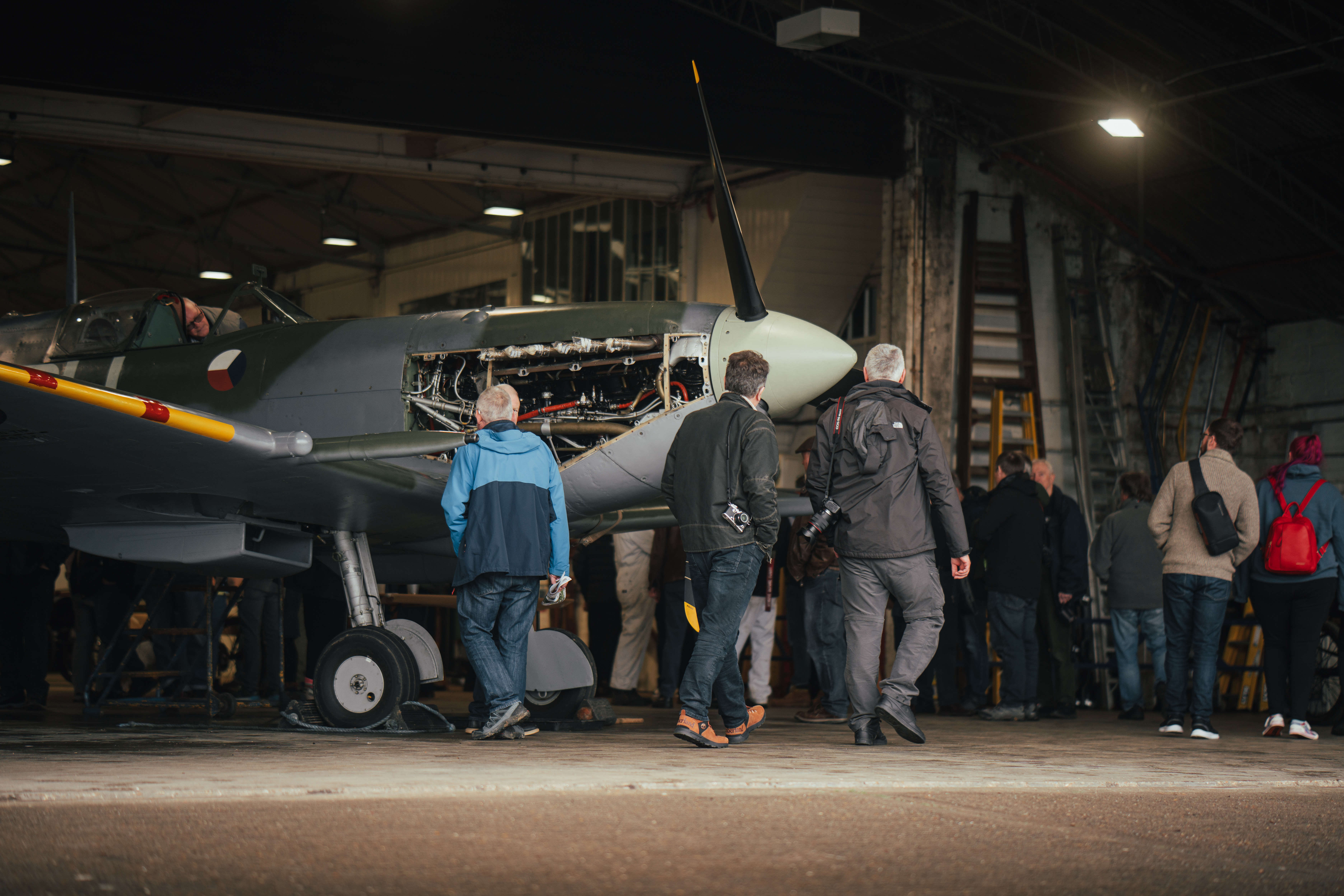 Inner Workings Of The Spitfire. Engineering Open Workshop 2025. &#xA9; The Shuttleworth Trust. Photo Oliver Lloyd.