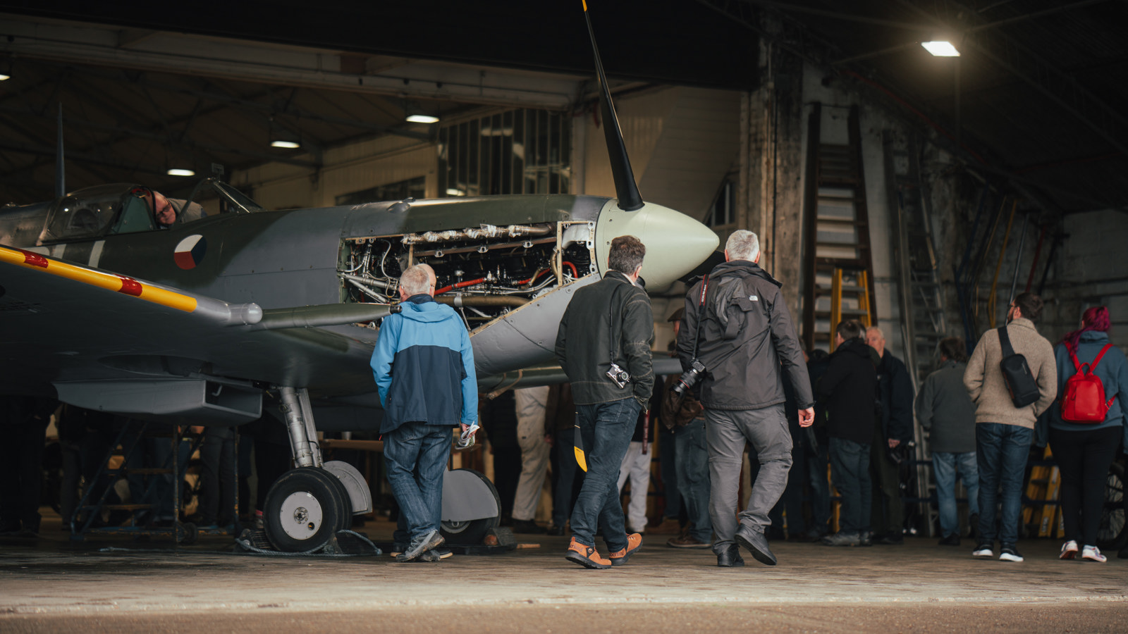 Inner Workings Of The Spitfire. Engineering Open Workshop 2025. © The Shuttleworth Trust. Photo Oliver Lloyd.