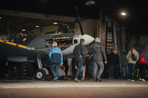 Inner Workings Of The Spitfire. Engineering Open Workshop 2025. © The Shuttleworth Trust. Photo Oliver Lloyd.