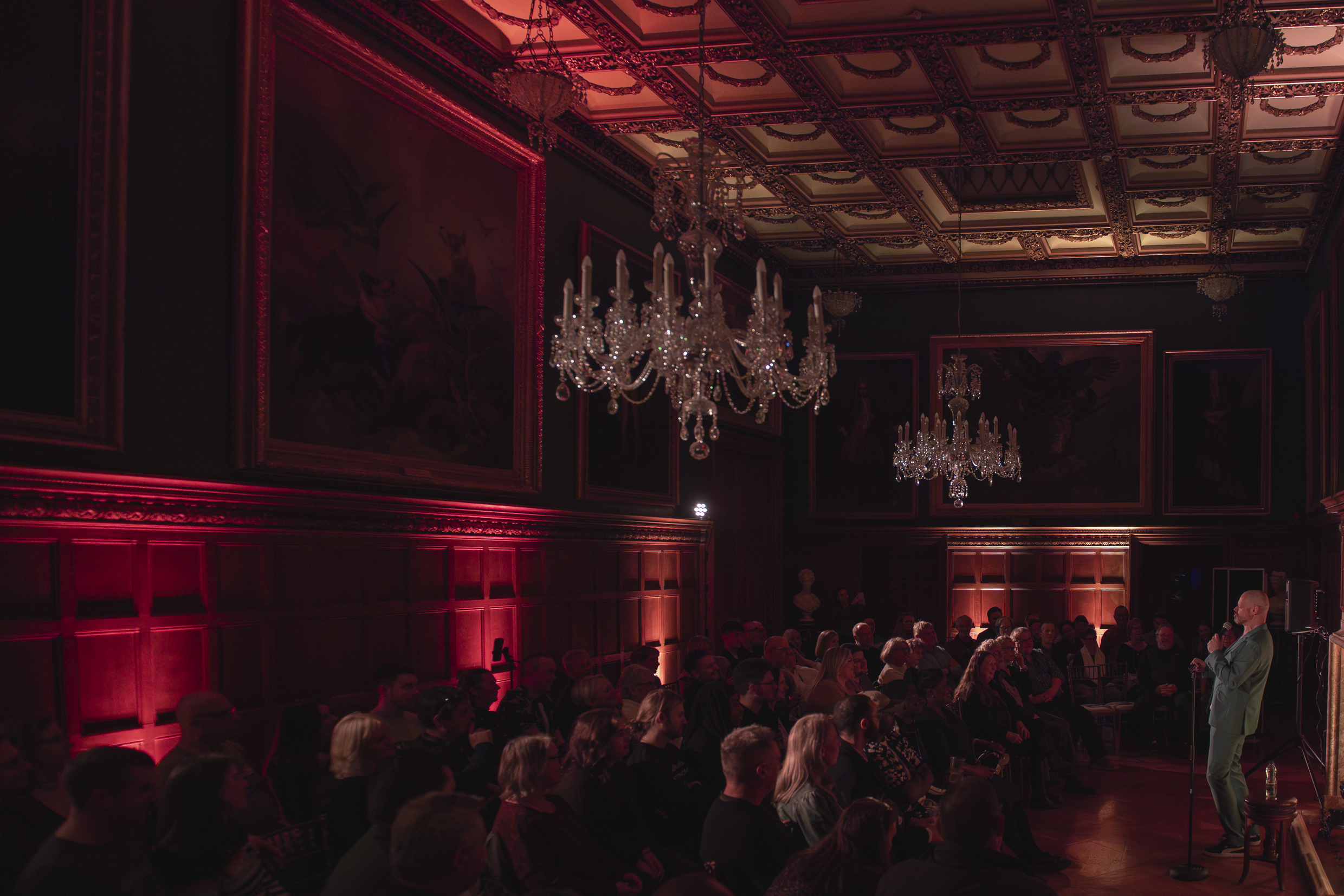 Audience 6 Comedy Night March 2026. © The Shuttleworth Trust. Photo Phil Chaplin