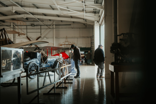 Exploring The Hangars. Engineering Open Workshop 2025. © The Shuttleworth Trust. Photo Oliver Lloyd.