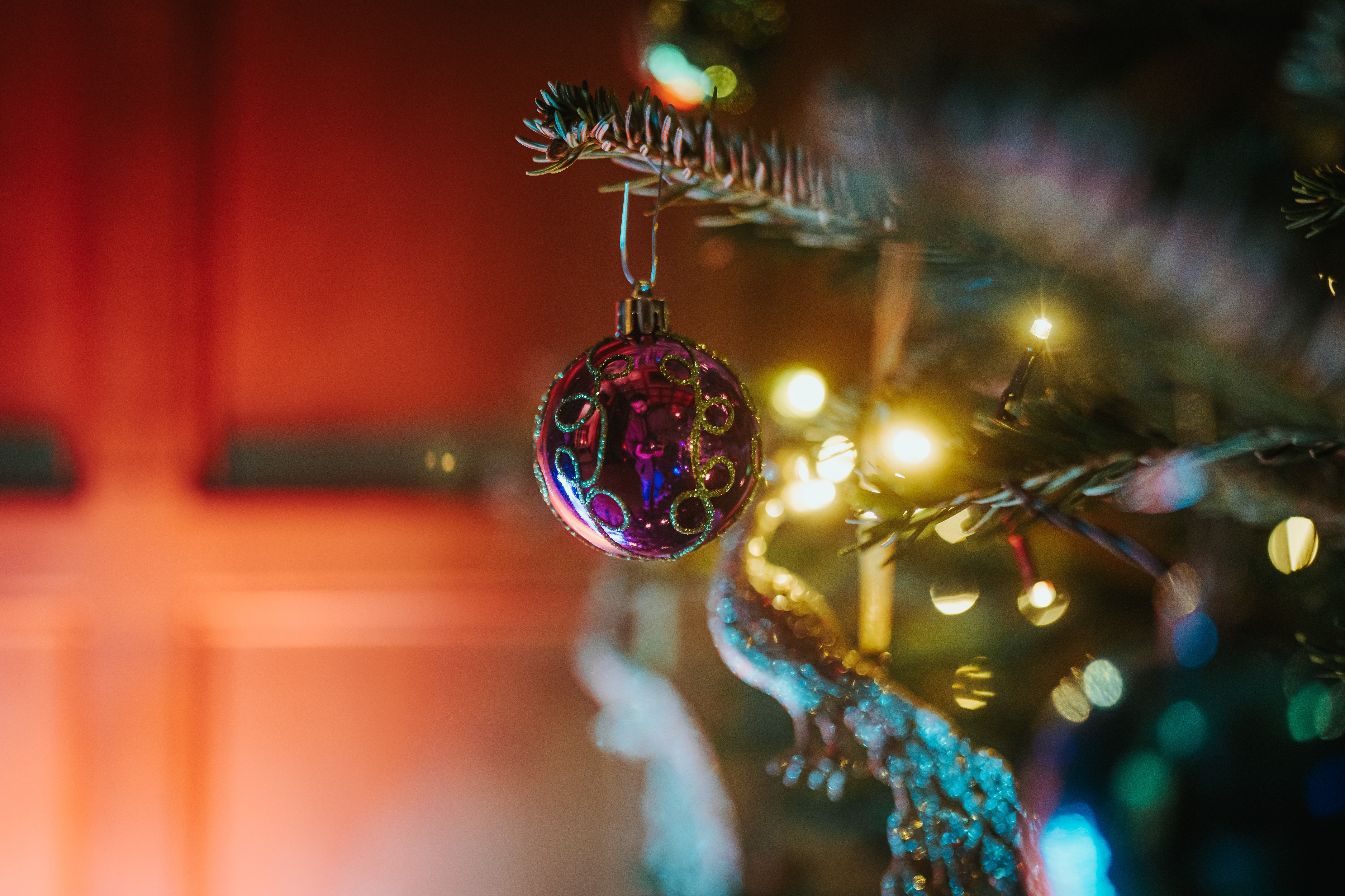 Christmas Bauble. © The Shuttleworth Trust. Photo Oliver Lloyd