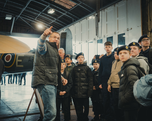 Talk From A Pilot. Engineering Open Workshop 2025. © The Shuttleworth Trust. Photo Oliver Lloyd.