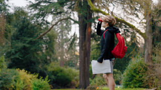 Exploring Swiss Garden. © The Shuttleworth Trust. Photo Oliver Lloyd
