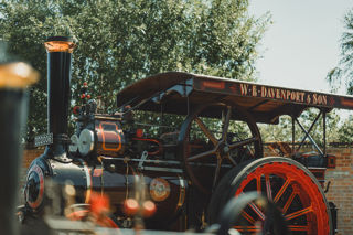 Steam Engine At Summer Fete Open Weekend 2025.© The Shuttleworth Trust. Photo Mach 3 Studio