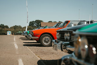 Car Club At Summer Fete Open Weekend 2025.© The Shuttleworth Trust. Photo Mach 3 Studio
