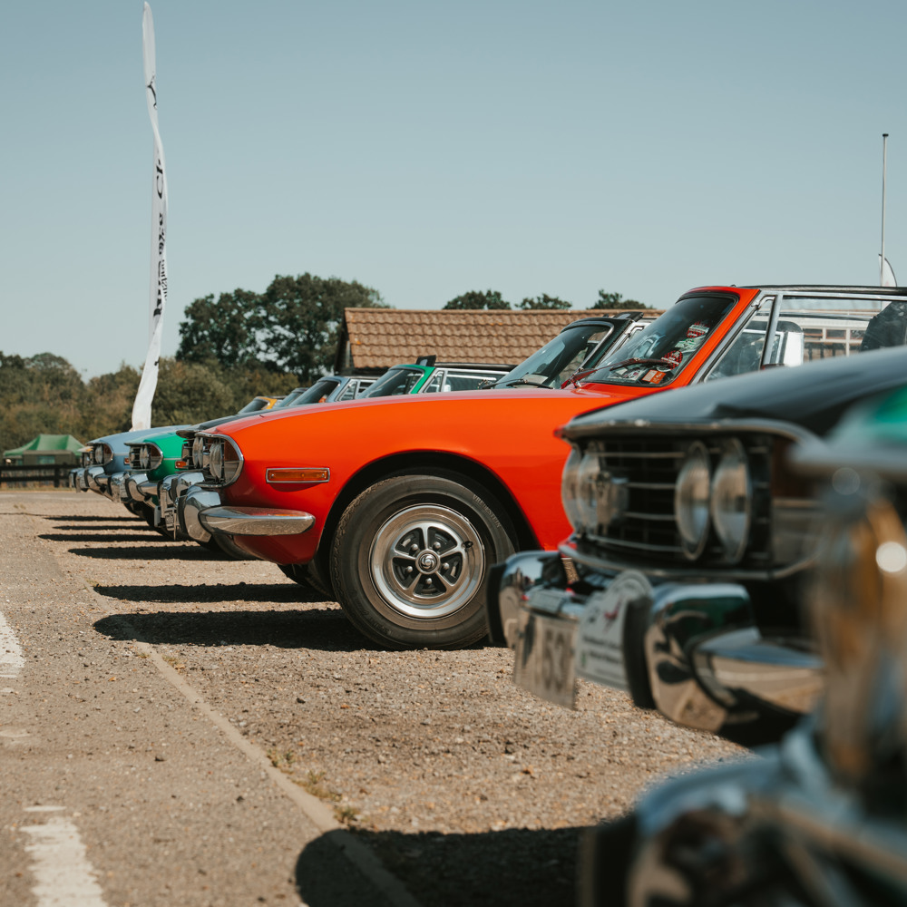 Car Club At Summer Fete Open Weekend 2025.© The Shuttleworth Trust. Photo Mach 3 Studio