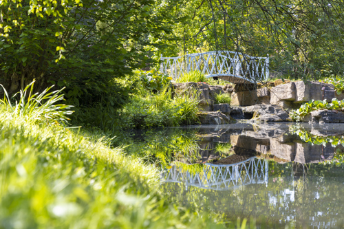 Bridge In Swiss Garden. © The Shuttleworth Trust. Photo Darren Harbar