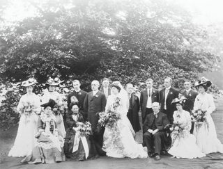 1902 Wedding Photo Of Dorothy And Frank Cmyk