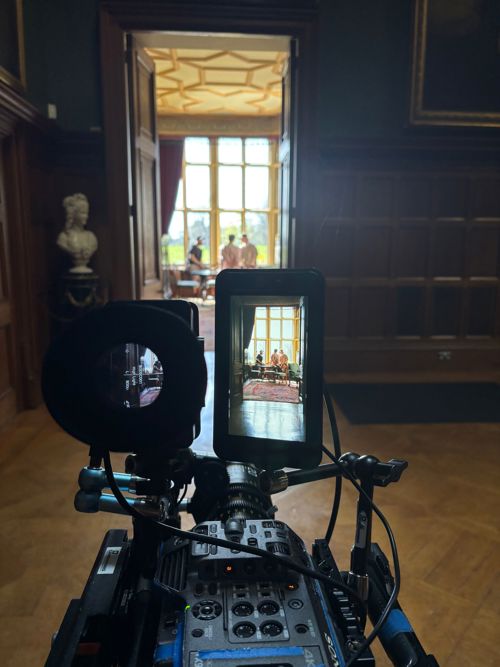 Filming In Shuttleworth House 2025. © The Shuttleworth Trust. Photo Dan Mason