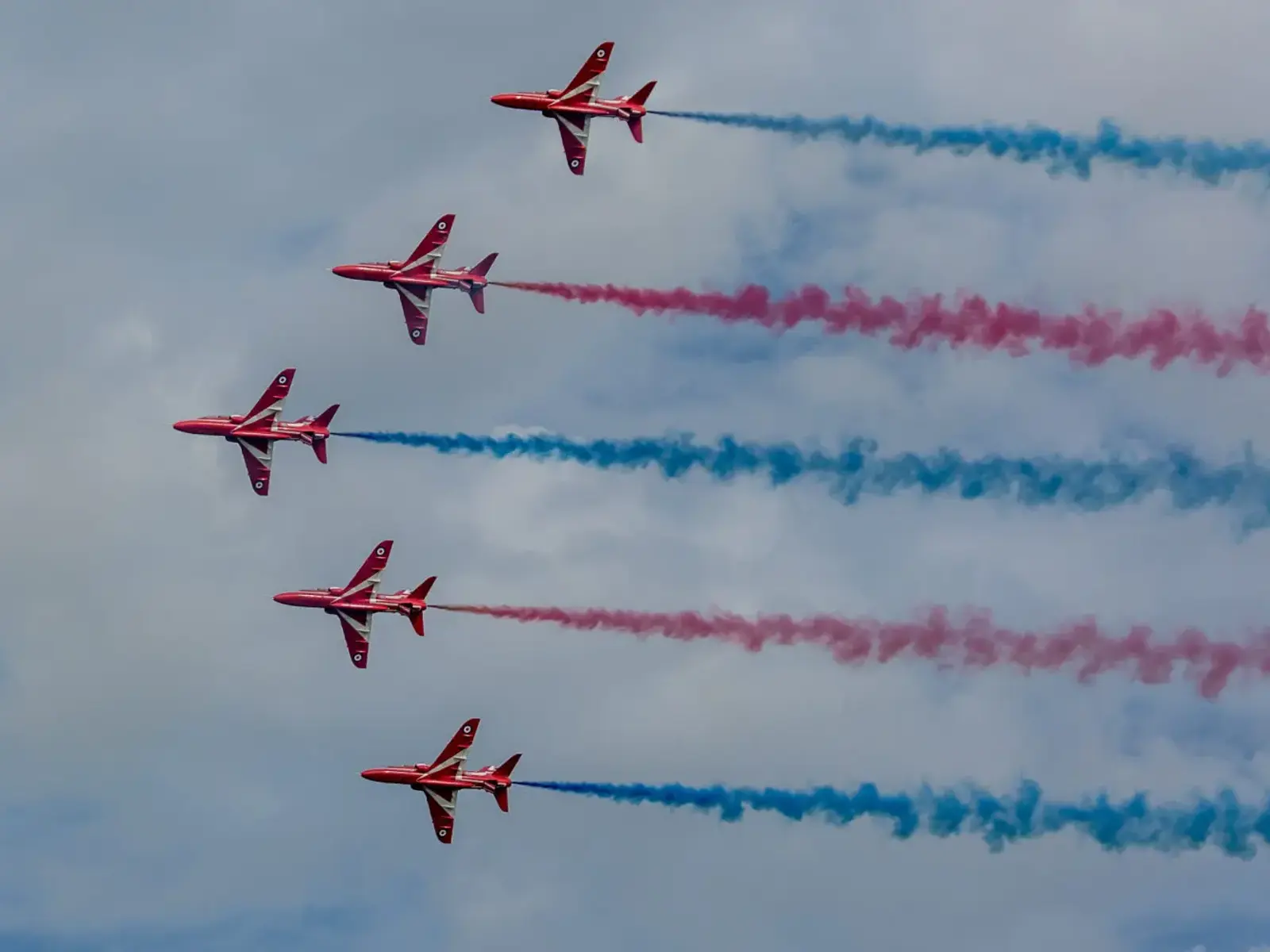 Red Arrows At Flying Festival 2019. © The Shuttleworth Trust. Photo Nick Blacow.Jpg
